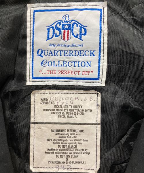 U'S NAVY（アメリカ軍）U'S NAVY (ユーエスネイビー) ユーティリティジャケット ブラック サイズ:下記参照の古着・服飾アイテム