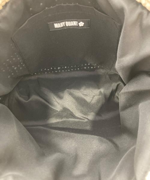 MARY QUANT（マリークヮント）MARY QUANT (マリークヮント) クロッシェラフィアライク トート ベージュ 未使用品の古着・服飾アイテム