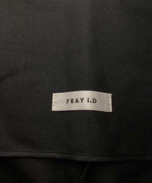 FRAY ID（フレイ アイディー）FRAY ID (フレイ アイディー) ハイウエストアシメワイドパンツ ブラック サイズ:W40の古着・服飾アイテム