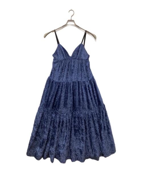 Her Praha（ハープラハ）Her Praha (ハープラハ) litmusキャミワンピース ブルー サイズ:FREEの古着・服飾アイテム