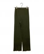 PLEATS PLEASEプリーツプリーズ）の古着「プリーツパンツ」｜グリーン