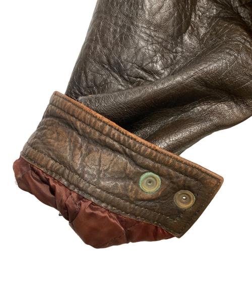 LUCKY STRIKE（ラッキーストライク）LUCKY STRIKE (ラッキーストライク) G-1レザージャケット ブラウン サイズ:Lの古着・服飾アイテム