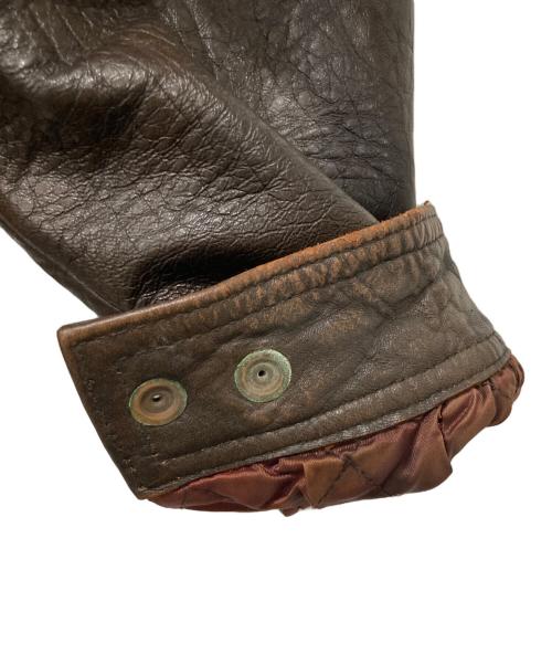 LUCKY STRIKE（ラッキーストライク）LUCKY STRIKE (ラッキーストライク) G-1レザージャケット ブラウン サイズ:Lの古着・服飾アイテム