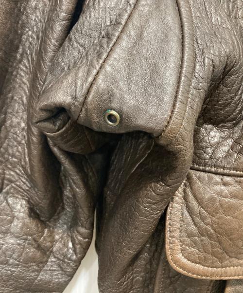 LUCKY STRIKE（ラッキーストライク）LUCKY STRIKE (ラッキーストライク) G-1レザージャケット ブラウン サイズ:Lの古着・服飾アイテム