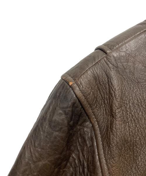 LUCKY STRIKE（ラッキーストライク）LUCKY STRIKE (ラッキーストライク) G-1レザージャケット ブラウン サイズ:Lの古着・服飾アイテム