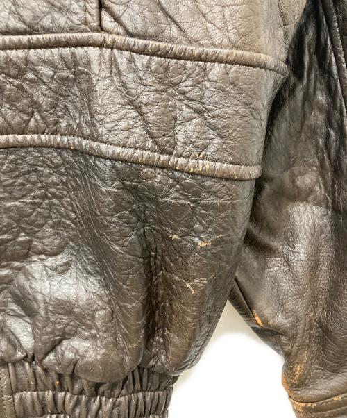 LUCKY STRIKE（ラッキーストライク）LUCKY STRIKE (ラッキーストライク) G-1レザージャケット ブラウン サイズ:Lの古着・服飾アイテム