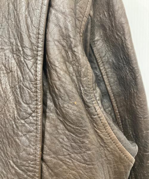 LUCKY STRIKE（ラッキーストライク）LUCKY STRIKE (ラッキーストライク) G-1レザージャケット ブラウン サイズ:Lの古着・服飾アイテム