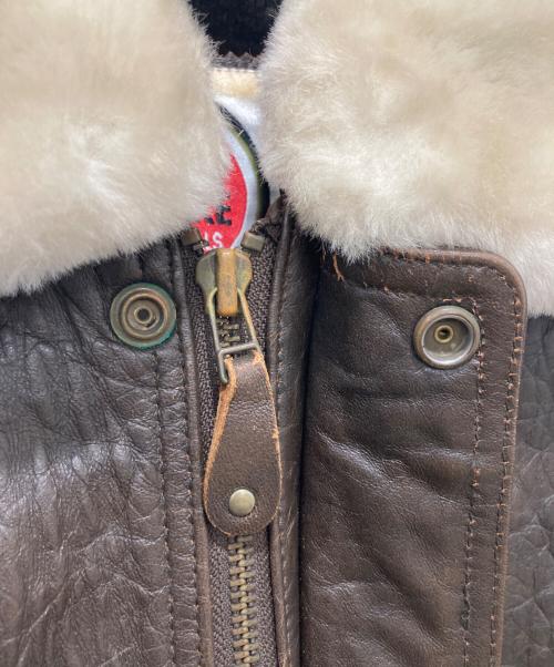 LUCKY STRIKE（ラッキーストライク）LUCKY STRIKE (ラッキーストライク) G-1レザージャケット ブラウン サイズ:Lの古着・服飾アイテム