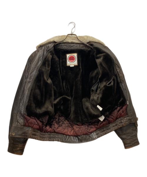 LUCKY STRIKE（ラッキーストライク）LUCKY STRIKE (ラッキーストライク) G-1レザージャケット ブラウン サイズ:Lの古着・服飾アイテム