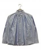 45Rフォーティファイブ・アール）の古着「スーピマオックスのタックボタンダウンシャツ」｜ブルー
