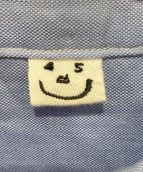 45R（フォーティファイブ・アール）45R (フォーティファイブ・アール) スーピマオックスのタックボタンダウンシャツ ブルー サイズ:2の古着・服飾アイテム