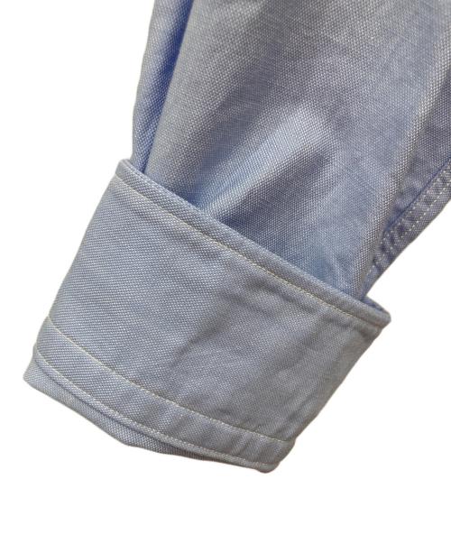 45R（フォーティファイブ・アール）45R (フォーティファイブ・アール) スーピマオックスのタックボタンダウンシャツ ブルー サイズ:2の古着・服飾アイテム