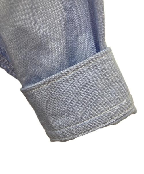 45R（フォーティファイブ・アール）45R (フォーティファイブ・アール) スーピマオックスのタックボタンダウンシャツ ブルー サイズ:2の古着・服飾アイテム