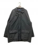 POLO RALPH LAURENポロ・ラルフローレン）の古着「ライナー付きハーフコート」｜ブラック