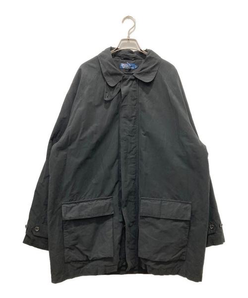 POLO RALPH LAUREN（ポロ・ラルフローレン）POLO RALPH LAUREN (ポロ・ラルフローレン) ライナー付きハーフコート ブラック サイズ:Lの古着・服飾アイテム
