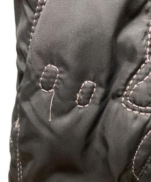 pellepelle（ペレペレ）pellepelle (ペレペレ) 刺繍キルティングジャケット ブラック サイズ:XLの古着・服飾アイテム