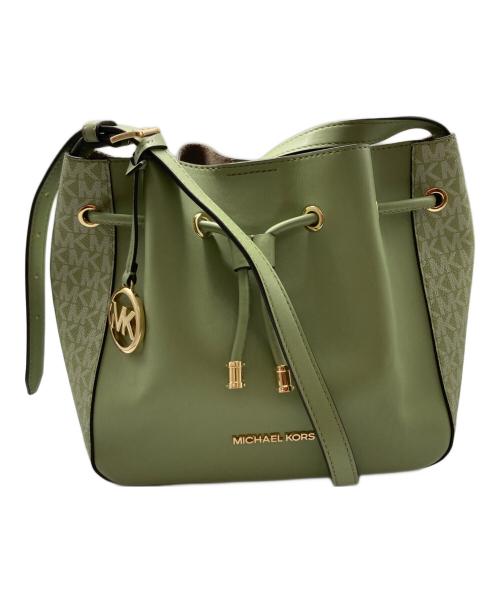 MICHAEL KORS（マイケル・コース）MICHAEL KORS (マイケルコース) ショルダーバッグ グリーンの古着・服飾アイテム