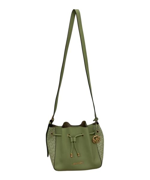 MICHAEL KORS（マイケル・コース）MICHAEL KORS (マイケルコース) ショルダーバッグ グリーンの古着・服飾アイテム