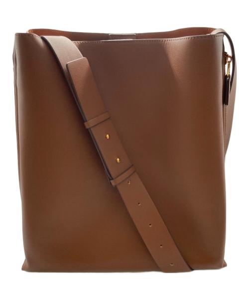 EPOR（エポール）EPOR (エポール) Y BAG Shoulder Large ブラウンの古着・服飾アイテム