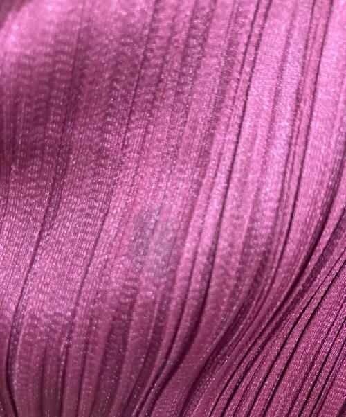 PLEATS PLEASE（プリーツプリーズ）PLEATS PLEASE (プリーツプリーズ) ロングカーディガン ボルドー サイズ:3の古着・服飾アイテム