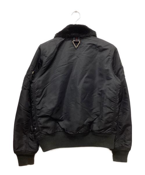 ALPHA（アルファ）ALPHA (アルファ) B-15インジェクターフライトジャケット ブラック サイズ:Mの古着・服飾アイテム