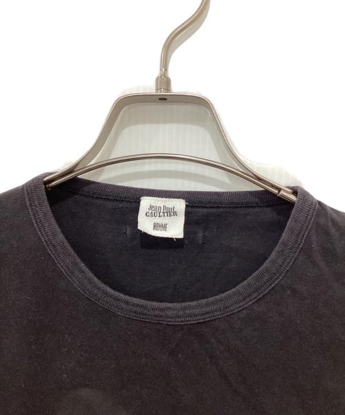 Jean Paul Gaultier homme（ジャンポールゴルチェオム）Jean Paul Gaultier homme (ジャンポールゴルチェオム) プリントTシャツ ブラック サイズ:48の古着・服飾アイテム