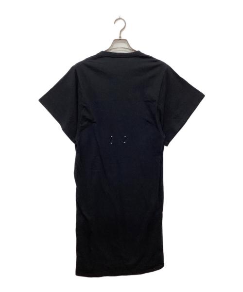 Maison Margiela（メゾンマルジェラ）Maison Margiela (メゾンマルジェラ) カットソーワンピース ブラック サイズ:Ｓの古着・服飾アイテム