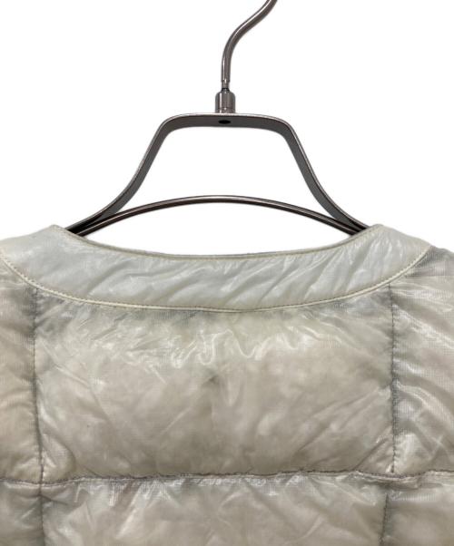 and wander（アンドワンダー）and wander (アンドワンダー) diamond stitch down vest アイボリー サイズ:Lの古着・服飾アイテム