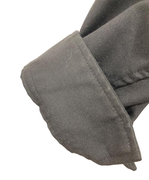 GROUND Y（グラウンドワイ）GROUND Y (グラウンドワイ) T/W Gaberdine Zipper Shirt ブラック サイズ:3の古着・服飾アイテム