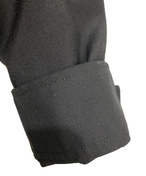 GROUND Y（グラウンドワイ）GROUND Y (グラウンドワイ) T/W Gaberdine Zipper Shirt ブラック サイズ:3の古着・服飾アイテム