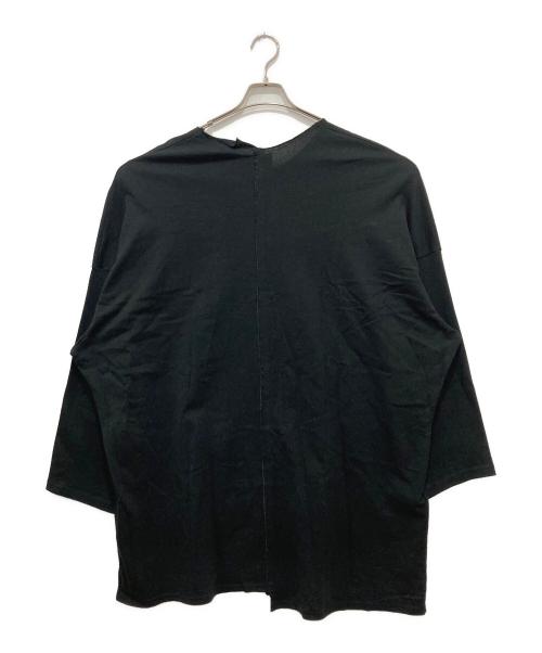 B Yohji Yamamoto（ビーヨウジヤマモト）B Yohji Yamamoto (ビーヨウジヤマモト) グラフィックプリントロングカットソー ブラック サイズ:2の古着・服飾アイテム