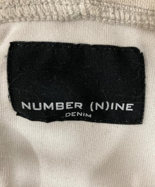 NUMBER (N)INE DENIM（ナンバーナインデニム）NUMBER (N)INE DENIM (ナンバーナインデニム) パイルジップパーカー ベージュ サイズ:Mの古着・服飾アイテム