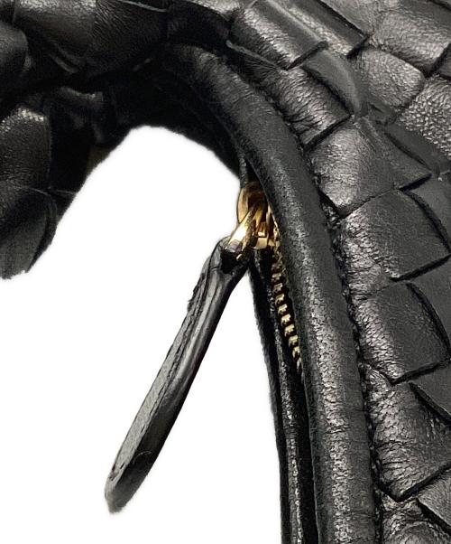 BOTTEGA VENETA（ボッテガベネタ）BOTTEGA VENETA (ボッテガベネタ) イントレチャートハンドバッグ ブラックの古着・服飾アイテム