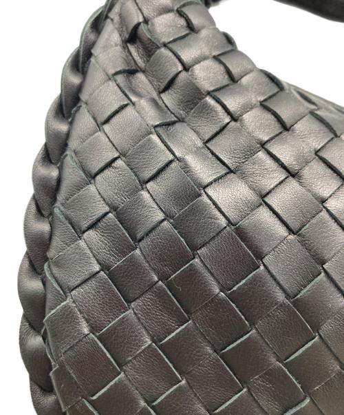 BOTTEGA VENETA（ボッテガベネタ）BOTTEGA VENETA (ボッテガベネタ) イントレチャートハンドバッグ ブラックの古着・服飾アイテム