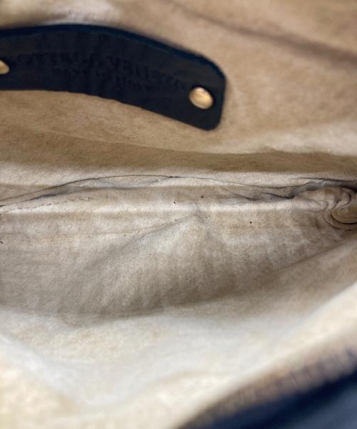 BOTTEGA VENETA（ボッテガベネタ）BOTTEGA VENETA (ボッテガベネタ) イントレチャートハンドバッグ ブラックの古着・服飾アイテム