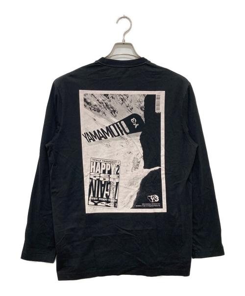Y-3（ワイスリー）Y-3 (ワイスリー) U CH2 ZINE PAGE-2 LS TEE ブラック サイズ:Mの古着・服飾アイテム