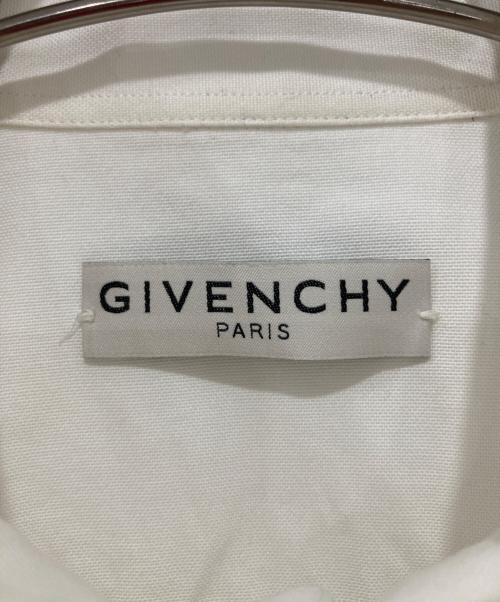 GIVENCHY（ジバンシィ）GIVENCHY (ジバンシィ) TAPE POCKET OXFORD SHIRT ホワイト サイズ:40の古着・服飾アイテム
