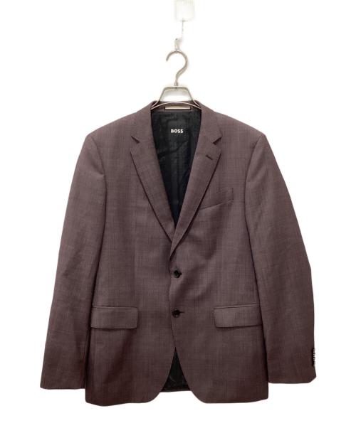 BOSS（ボス）BOSS (ボス) スリムフィット ジャケット パープル サイズ:UK50の古着・服飾アイテム
