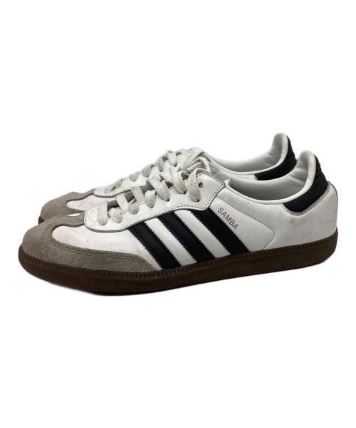 adidas（アディダス）adidas (アディダス) SAMBA/サンバ/ローカットスニーカー/IE4957/samba/ワンダーシルバー ホワイト×グレー サイズ:27cmの古着・服飾アイテム