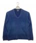 Eddie Bauer（エディーバウアー）の古着「インディゴ染め深Vニット」｜インディゴ