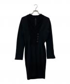 Christian Diorクリスチャン ディオール）の古着「ウール混ワンピース」｜ブラック