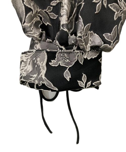 melt the lady（メルトザレディ）melt the lady (メルトザレディ) ジャガードロングドレス ホワイト×ブラック サイズ:FREEの古着・服飾アイテム