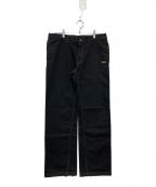 adidasアディダス）の古着「バックプリントパンツ」｜ブラック