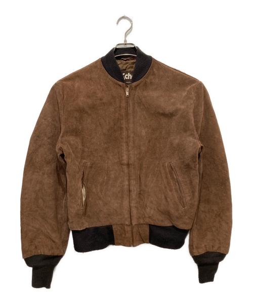 Schott（ショット）Schott (ショット) ジップジャケット ブラウン サイズ:42の古着・服飾アイテム