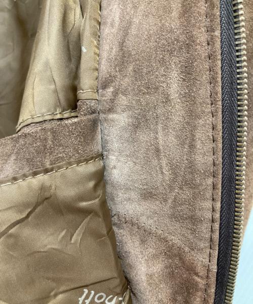 Schott（ショット）Schott (ショット) ジップジャケット ブラウン サイズ:42の古着・服飾アイテム