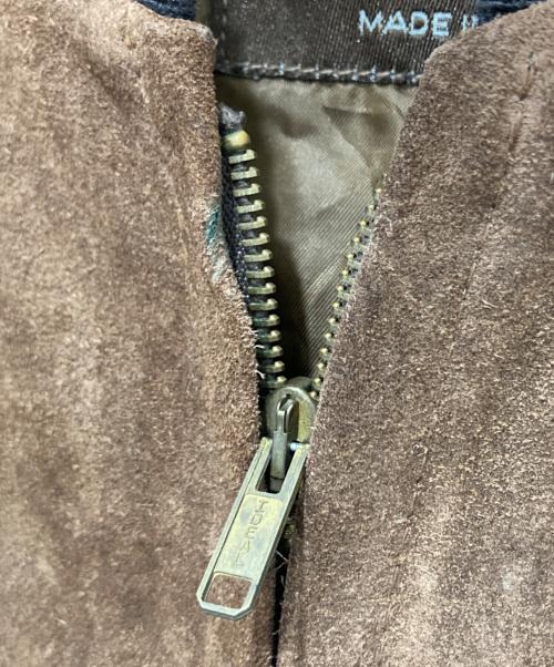 Schott（ショット）Schott (ショット) ジップジャケット ブラウン サイズ:42の古着・服飾アイテム