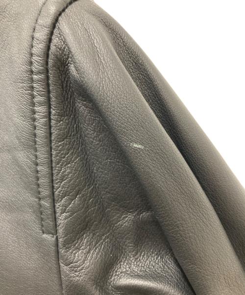 GAP（ギャップ）GAP (ギャップ) ラムナッパレザーフーディー ブラック サイズ:Sの古着・服飾アイテム