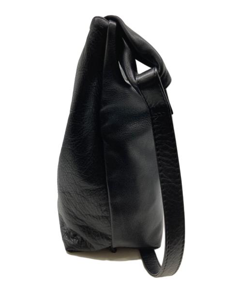 ear PAPILLONNER（イアパピヨネ）ear PAPILLONNER (イアパピヨネ) 撥水レザー2WAYショルダーバッグ ブラックの古着・服飾アイテム