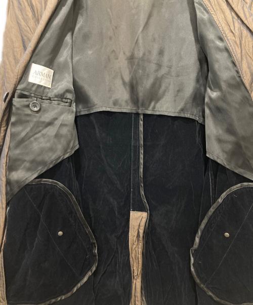 ARMANI COLLEZIONI（アルマーニ コレツィオーニ）ARMANI COLLEZIONI (アルマーニ コレツィオーニ) 3Bジャケット ブラウン サイズ:54の古着・服飾アイテム