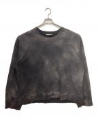 ANCELLMアンセルム）の古着「UNEVENNESS SWEAT SHIRT/25SS」｜ブラウン